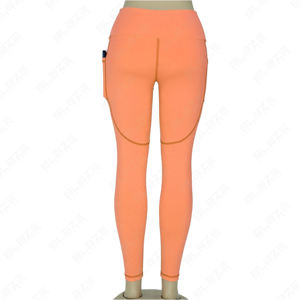 กางเกงเลกกิ้งผ้ายืดเอวสูงออกแบบได้ตามต้องการกางเกงเลกกิ้งซับเหงื่อพร้อมถุงน่องไร้รอยต่อกางเกงเล่นโยคะสีพื้น XL Amano - Product Image 3