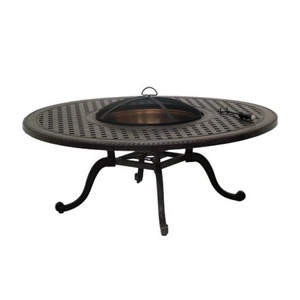 Garden Outdoor Warming <b>Camping</b> Fire Pit Classic Look Burning Round Fire Pit Large Wood Outdoor Fire Pit Outdoor Backyard - Product Image 1