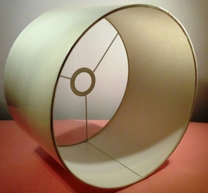 Đèn chụp vải lanh pha trộn phong cách hiện đại sang trọng Euro Fitter, có vòng và khung, thân thiện với môi trường, làm thủ công, dùng cho khách sạn - Product Image 4