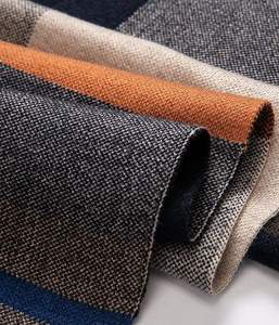 Men's Stylish Soft Wool <b>Scarf</b> Lightweight Shawl for Winter Warm Neck Wrap Fashion Accessory for Daily Office Outdoor Use Cotton - Product Image 5