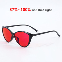 Lunettes anti-lumière bleue Lunettes orange bloquant la lumière bleue Verres rouges Lunettes de lecture Filtre anti-lumière bleue Lunettes OEM