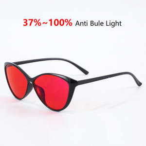 ブルーライトブロッカー眼鏡オレンジブルーライトブロッキングメガネレッドレンズ読書眼鏡アンチブルーライトフィルターOEM眼鏡 - Product Image 4