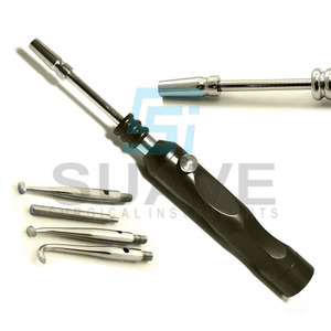 Pistola manual automática de puente con herramienta de restauración de cabezales, juego de removedor de corona Dental de SUAVE SURGICAL INSTRUMENTS - Product Image 1