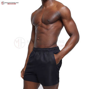 Short de plage personnalisé décontracté de conception différente pour hommes avec service OEM court en coton et polyester pour l'été - Product Image 2