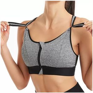 สปอร์ตบราสำหรับผู้หญิงบราสำหรับใส่ออกกำลังกายมีซิประบายอากาศได้ดีโลโก้ด้านหน้า - Product Image 2