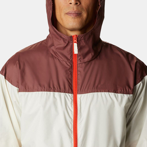 Chaqueta de Cuero Impermeable y Cortavientos Personalizada OEM para Hombre, Unisex, con Capucha, Talla Grande, para Correr al Aire Libre, Diseño Liso con Forro de Piel - Product Image 3