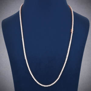 Venta al por mayor el último diseñador de joyería de moda 925 plata esterlina VVS Moissanite diamante personalizable collar de cadena de tenis - Product Image 1