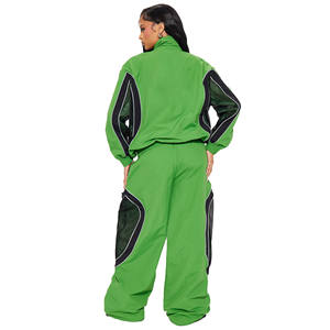 Chaqueta Deportiva Cortavientos de Moda 2026, Traje Deportivo con Cremallera, Poliéster Ligero, Impermeable, de Secado Rápido, Antibacteriano para Mujer - Product Image 4