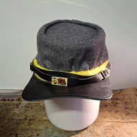 Gorra Kepi de algodón a la moda con buen aspecto inteligente para ocasiones especiales y botones laterales Moda para todos los eventos Cool Nice