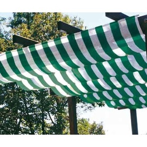 Bicolore bianco/verde 6m rotolo di telo parasole H 400-per Pergola/Gazebo che copre eleganti tende da sole - Product Image 1