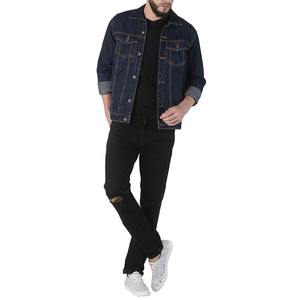 Chaqueta vaquera de gran tamaño con hombros caídos Vintage para hombre, venta al por mayor, precios baratos, chaqueta vaquera de talla grande Vintage para hombre - Product Image 5