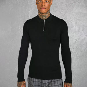 Ropa de calle activa para hombre de algodón 100%, lona larga cómoda para polo con diseño sólido único, diseño en blanco OEM - Product Image 3