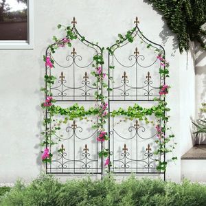Treillis de jardin en aluminium, structure extérieure avec finition thermolaquée, conçu pour une installation facile, durabilité à long terme, support. - Product Image 4