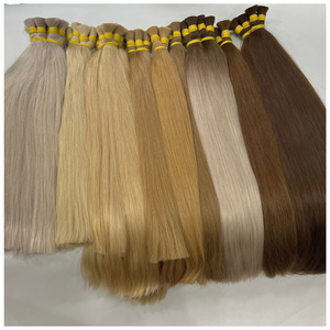 Extensions en vrac de cheveux humains vierges vietnamiens droits de haute qualité 10 "-30" longueur Cabelos colorés bruts vente en gros Michair usine - Product Image 2