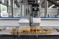 Máquina de Corte CNC de 3000*2100 mm con Eje Rotatorio 3D, Cambiador de Herramientas Lineal ATC, Máquina de Corte CNC para Muebles de Panel