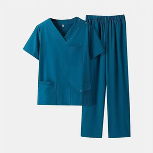 Uniforme Quirúrgico de Alta Elasticidad para Enfermeras, Manga Larga, Secado Rápido, Antiarrugas - Product Image 6