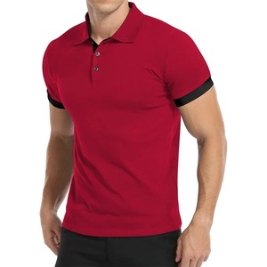 Directo de fábrica personalizado para hombre para camiseta Polo de alta calidad 100% algodón transpirable de talla grande patrón sólido diseño liso personalizado - Product Image 4