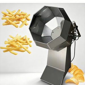 Máquina Multifuncional para Mezclar Sabores de Chips, Máquina para Recubrir Snacks con Anís Estrellado, Material SUS304, Capacidad de 200-300Kg/h, Lerford - Product Image 6