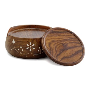 Nouveau design moderne, dessous de verre ronds en bois gravés à la main pour thé, café, vin, de haute qualité, articles ménagers, vaisselle, articles de table - Product Image 2
