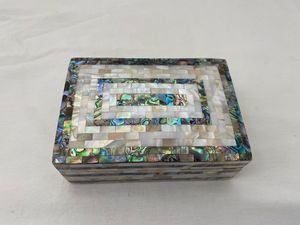 Boîte à bijoux élégante en nacre Coffret cadeau artisanal pour cosmétiques en gros - Product Image 2