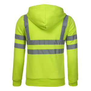 High Visibility Reflective Safety <b>Work</b> Shirt ANSI ISEA Certified <b>Waterproof</b> Breathable Polyester Construction Uniform Wholesale - Product Image 3