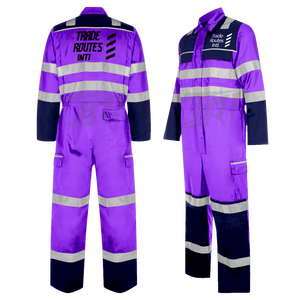 Logotipo personalizable, conjunto de fuerza laboral al aire libre, tela de poliéster avanzada, seguridad reflectante, cuello redondo, camisa, babero, abotonado, resistente a la intemperie - Product Image 5