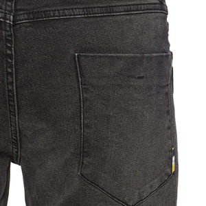 Los mejores pantalones vaqueros destruidos personalizables OEM ODM para hombre, técnica de decoración de botones bordados tejidos de estilo callejero para verano - Product Image 3