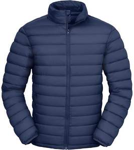 Veste d'hiver pour homme, ultra chaude, respirante, écologique, en polyester, imperméable, à capuche, fermeture éclair intégrale, décontractée, pour l'extérieur - Product Image 1