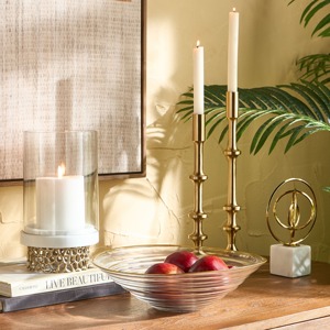 Modern Decorative <b>Candle</b> Lamp for Home Interior Stylish Table Light <b>Holder</b> for Living Room Ambience - Product Image 4