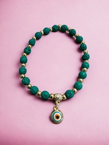 DAFNI BIG PAZAR Bracelet élastique en perles de pierre, différents modèles, cadeau unisexe, fabriqué à Istanbul, numéro de modèle 44 - Product Image 3