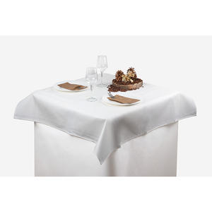 Tovaglia Bianca 120x120cm Alba Plus Extrafabric, Adattata per 116x116cm, B2B - Product Image 1