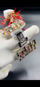 Bracelet Tourmaline AAA Bracelet en argent sterling 925 Bracelet Tourmaline beau Bracelet en argent sterling 925 pierre naturelle - Product Image 2