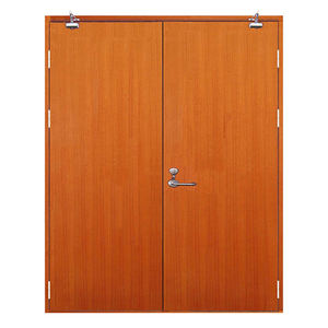 Porte in Legno di Quercia Ignifughe per Scuole, Ospedali, Appartamenti e Hotel, Porte Interne Resistenti al Fuoco con Chiudiporta - Product Image 1