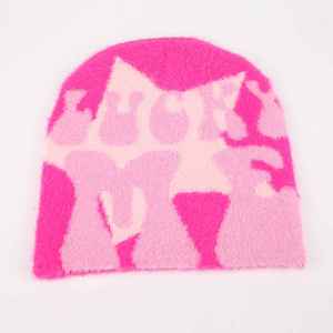 Gorro personalizado de mohair suave y cálido hecho a mano con textura fina que brinda comodidad, durabilidad y elegante diseño de invierno - Product Image 6