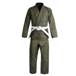 Kimono de Jiu-Jitsu Brasileño BJJ de Alta Calidad con Logotipo Personalizado, Transpirable, 100% Algodón, Color Blanco, Venta al Por Mayor, Peso de la Tela 240g - Product Image 6