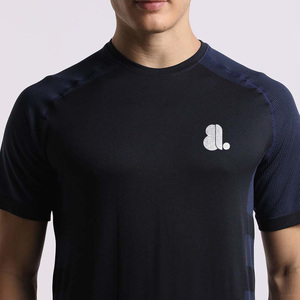Camiseta de Hombre Personalizada de Dos Colores, Corte Regular, Manga Corta Raglán, Camiseta de Béisbol, Algodón al por Mayor - Product Image 6