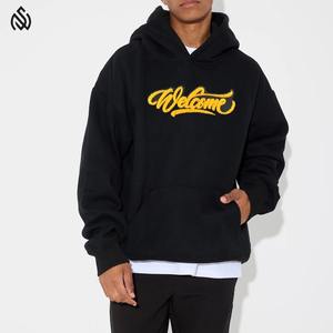 เสื้อฮู้ดปักลายกำมะหยี่สำหรับผู้ชายเสื้อฮู้ดแบบสวมหัวผ้าคอตตอน2025สำหรับใส่โลโก้ของคุณเอง - Product Image 1