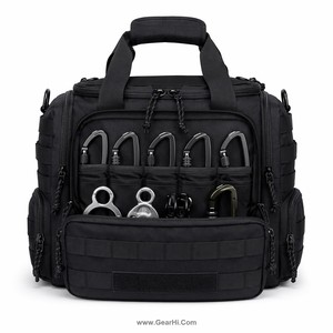 Harnais de poche pour alpinisme et escalade en nylon Cordura 1000D renforcé résistant à l'eau avec étui pour mousqueton - Product Image 1