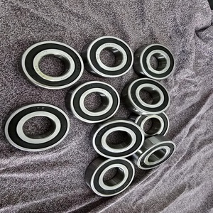 Roulements 6202 S6202-2RS en acier inoxydable, laiton, céramique hybride, billes usinées CNC, EDM, roulement à billes à gorge profonde 15x35x11 - Product Image 5