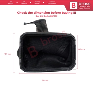 Funda de palanca de cambios BSP779 negra 738423 para Corsa C, Meriva, Tigra, Combo - Product Image 5