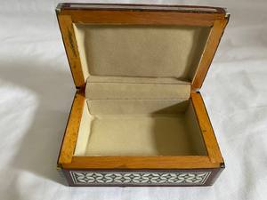 Caja de joyería hecha a mano de nácar elegancia atemporal para ofertas al por mayor - Product Image 2