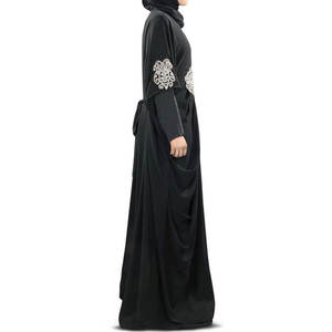 Señoras Abaya nuevo modelo Pakistán y Dubai venta al por mayor musulmán Abaya vestido para mujer diseño personalizado mujeres musulmanas vestido Abayas - Product Image 2