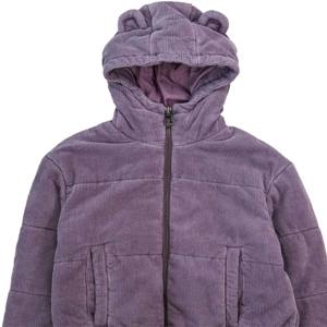 Ours oreille culture violet doudoune pour hommes mignon confortable recadrée hiver Style avec Adorable à la mode ours oreilles décontracté Street Wear - Product Image 5