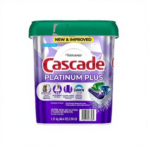 Cápsulas para Lavavajillas Cascade Platinum Plus, Detergente para Lavavajillas, Jabón para Platos, Aroma Fresco, 47 Unidades - Product Image 2