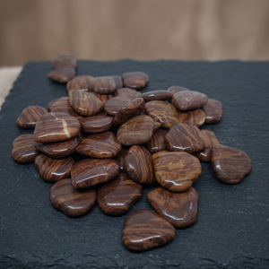 Mini Corazón de Jaspe Chocolate Natural, Piedra Preciosa Pulida, Cristal en Forma de Corazón, Pequeña Piedra Curativa, Venta al por Mayor - Product Image 1