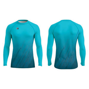 Maillot de bain de gymnastique à manches longues avec protection UV pour hommes - Product Image 1