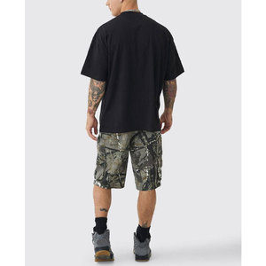 Camiseta personalizada de 100% algodón de peso pesado para hombre, camiseta transpirable informal de verano con cuello redondo para ropa de calle y de moda - Product Image 5