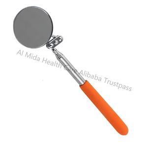 Espejo Dental de alta resolución con mango de acero inoxidable, superficie frontal, Instrumentos dentales de alta resolución, n. ° 4, por Al Mida - Product Image 4