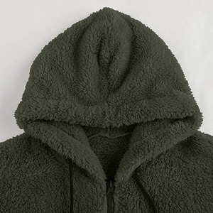 เสื้อฮู้ดผ้าฝ้ายโพลีเอสเตอร์สำหรับผู้ชายขนาด300กรัมมีซิปปักโลโก้ตามสั่งเสื้อแจ็กเก็ตมีฮู้ดย้อมสีเรียบสำหรับฤดูหนาว - Product Image 5