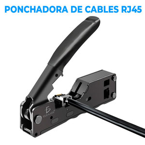 Pinza Crimpatrice in Acciaio per Connettori Modulari di Rete CAT5 CAT6 CAT7, Strumento per Spellare Cavi - Product Image 4